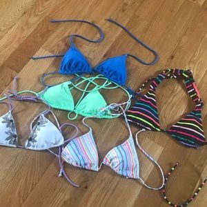 Bunch of VS TRIANGLE BIKINI TOPS